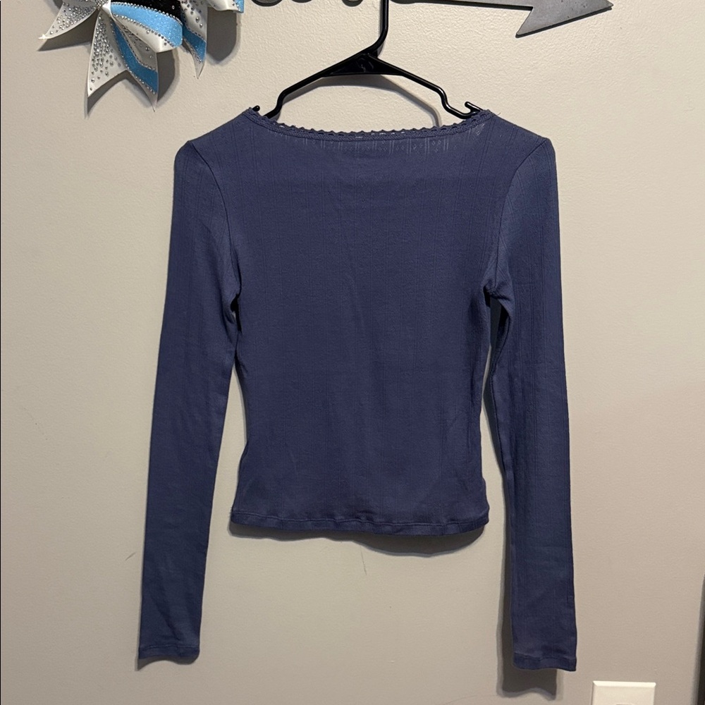 Aeropostale Navy Long Sleeve with Number 25 - Picture 3 of 4
